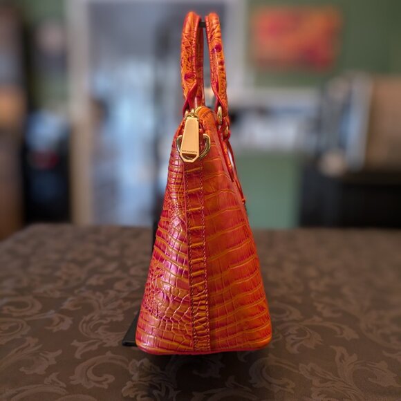 Brahmin Duxbury Satchel Dusty Orange NWT - Picture 4 of 10